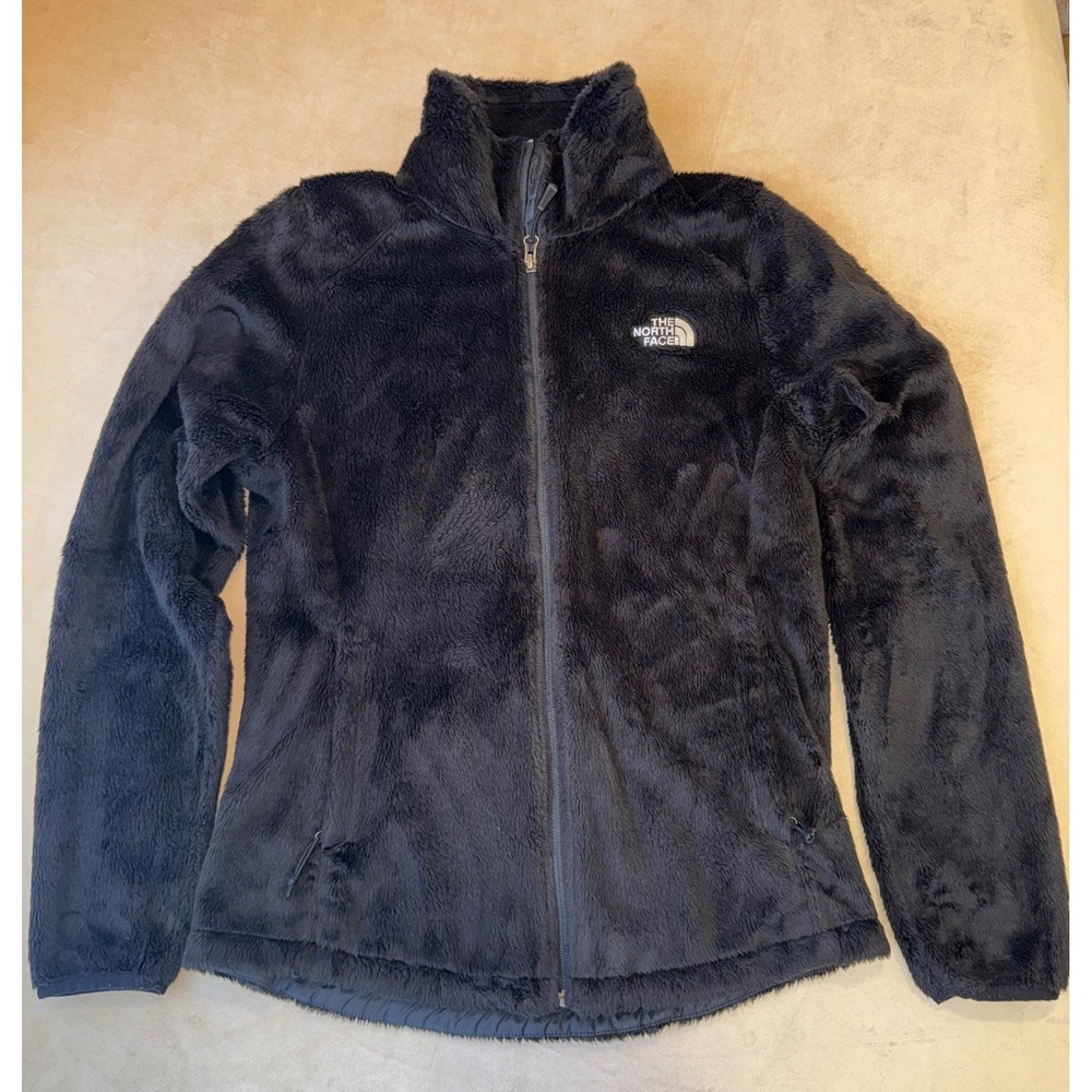 The North Face Osito Fleece Jacket Womens M Black Full Zip Mock Neck